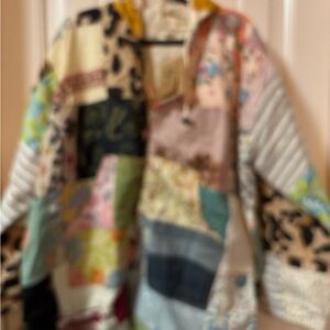 Ashley Taylor Multicolor Patchwork Jacket